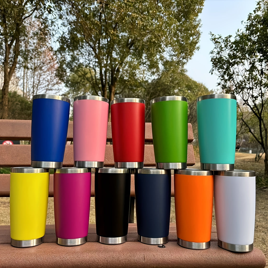 One Piece 20oz Insulated Stainless Steel Travel Mug – Keeps Drinks Hot or Cold